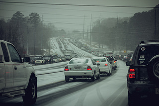 Weather Packs Double Punch in East and South, Georgia Governor Asks Truckers to Park It in Atlanta